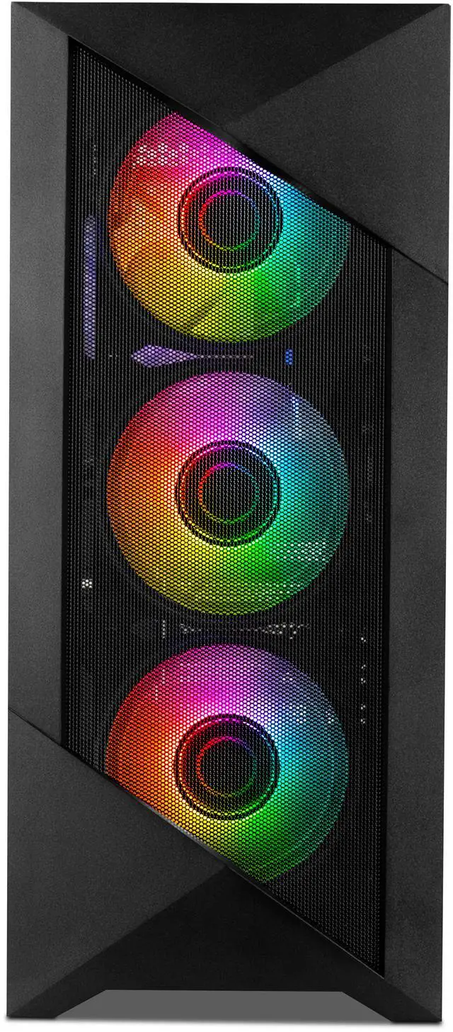 Alt view image 3 of 8 - Yeyian Gaming Desktop PC YPI-ED44F0B-5601N Intel Core i5-14400F 16GB DDR5 1TB NVMe SSD GeForce RTX 5060 Windows 11 Home