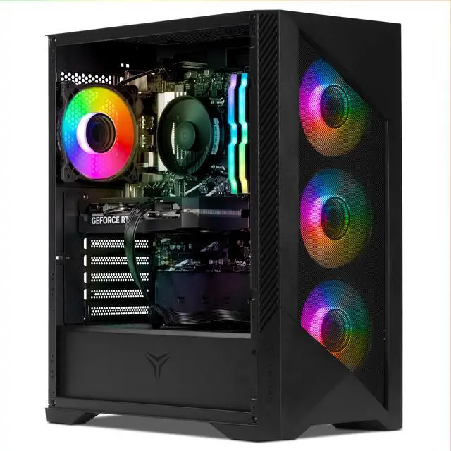 Main image of Yeyian Gaming Desktop PC YPI-ED44F0C-5601N Intel Core i5-14400F 32GB DDR5 1TB NVMe SSD GeForce RTX 5060 Windows 11 Home