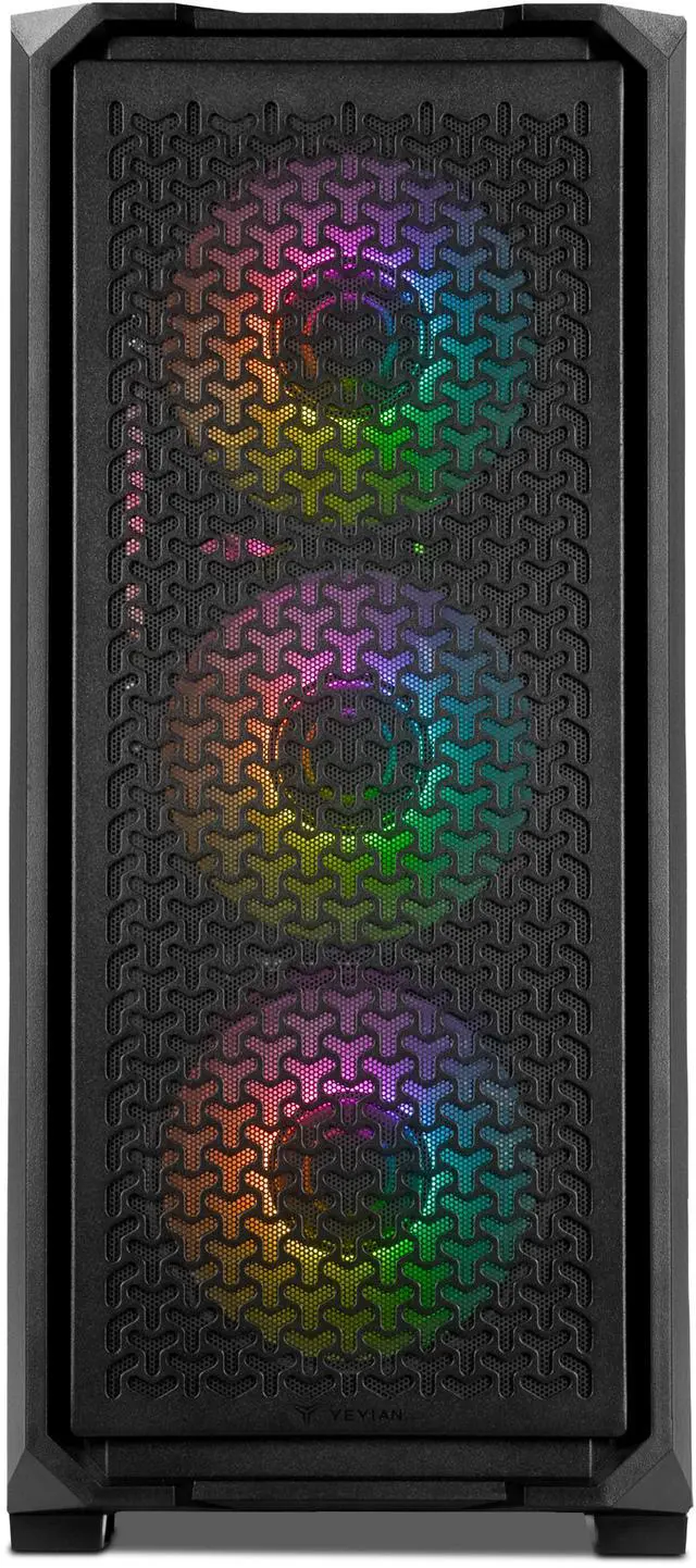 Alt view image 4 of 12 - Yeyian Gaming Desktop PC Vault YPA-VA960XC-5601N AMD Ryzen 5 9600X 32GB DDR5 1TB SSD GeForce RTX 5060 Windows 11 Home