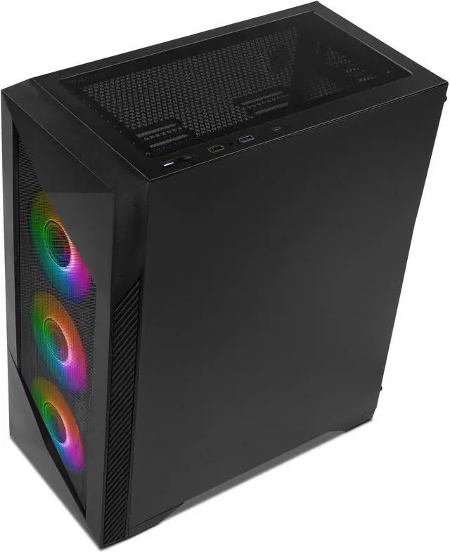 Alt view image 7 of 12 - Yeyian Gaming Desktop PC Edge YPA-ED84F0C-56T1N AMD Ryzen 5 8400F 32GB DDR5 1TB SSD GeForce RTX 5060 Ti Windows 11 Home