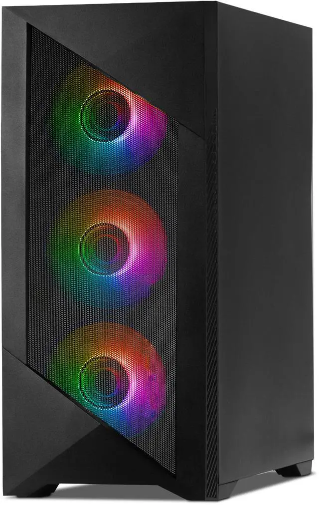 Alt view image 4 of 12 - Yeyian Gaming Desktop PC Edge YPA-ED84F0C-56T1N AMD Ryzen 5 8400F 32GB DDR5 1TB SSD GeForce RTX 5060 Ti Windows 11 Home