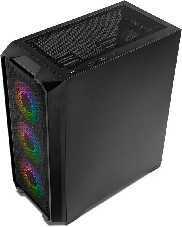 Alt view image 6 of 12 - Yeyian Gaming Desktop PC YPA-VA87F0C-5601N AMD Ryzen 7 8700F 32GB DDR5 1TB SSD GeForce RTX 5060 Windows 11 Home