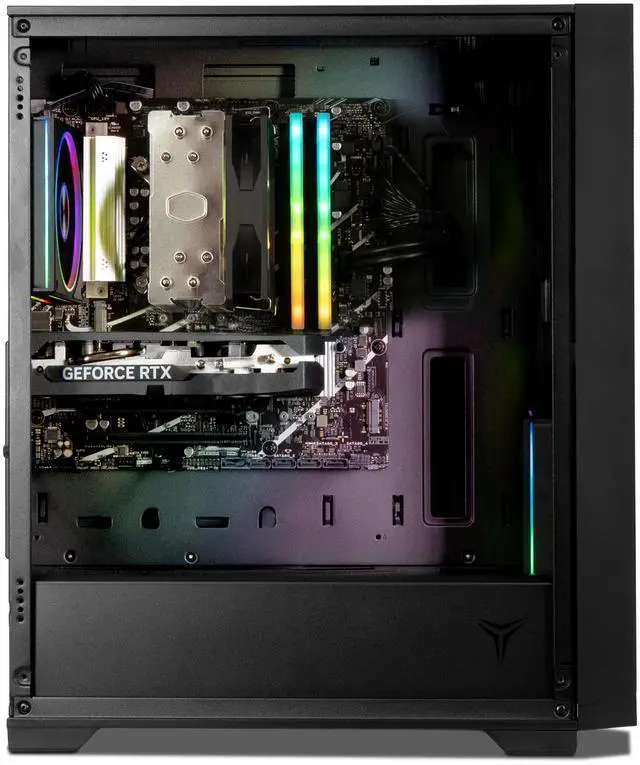 Alt view image 4 of 18 - YEYIAN Gaming Desktop PC Elara Intel Core Ultra 7 265F 32GB DDR5 1TB PCIe SSD GeForce RTX 5060 Ti Windows 11 Home - YPI-EL265FC-56TP1N