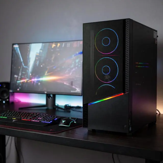 Alt view image 9 of 18 - YEYIAN Gaming Desktop PC Elara Intel Core Ultra 7 265F 32GB DDR5 1TB PCIe SSD GeForce RTX 5060 Ti Windows 11 Home - YPI-EL265FC-56TP1N