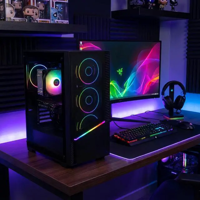 Alt view image 12 of 18 - YEYIAN Gaming Desktop PC Elara Intel Core Ultra 7 265F 32GB DDR5 1TB PCIe SSD GeForce RTX 5060 Ti Windows 11 Home - YPI-EL265FC-56TP1N