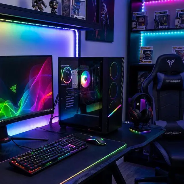 Alt view image 11 of 18 - YEYIAN Gaming Desktop PC Elara Intel Core Ultra 7 265F 32GB DDR5 1TB PCIe SSD GeForce RTX 5060 Ti Windows 11 Home - YPI-EL265FC-56TP1N