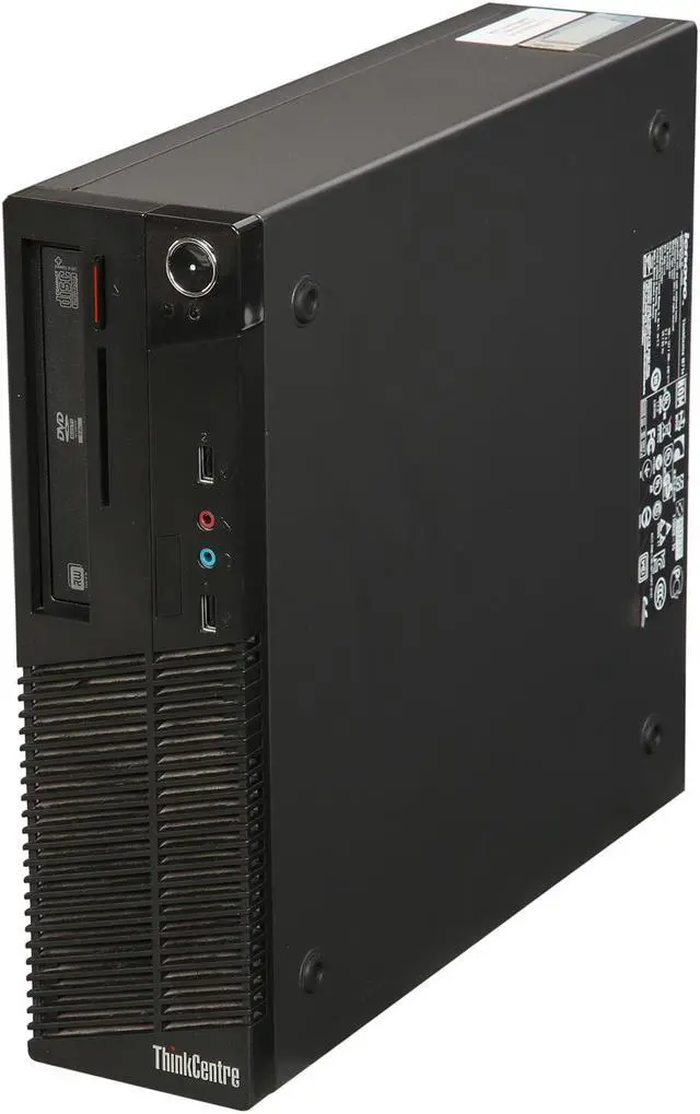 Alt view image 3 of 9 - Lenovo Grade A Desktop Computer M71E Intel Core i5 2nd Gen 2400 (3.10 GHz) 8 GB DDR3 250 GB HDD 120 GB SSD Windows 7 Professional 64-Bit (Free Upgrade to 2-Year Warranty with Registration)