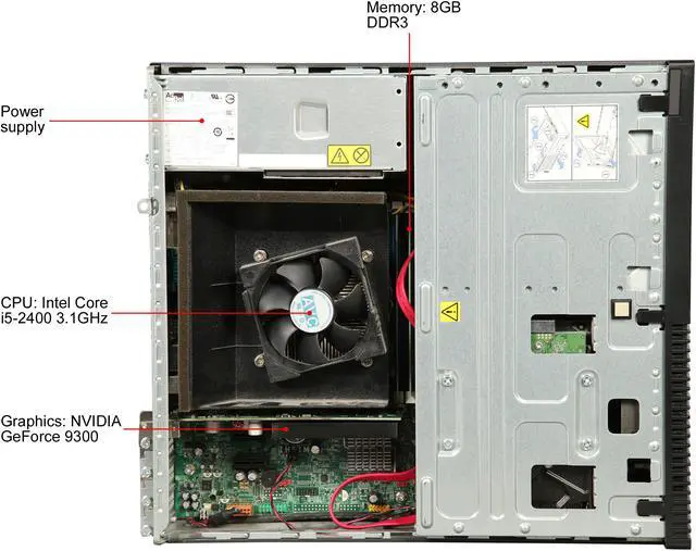 Alt view image 7 of 9 - Lenovo Grade A Desktop Computer M71E Intel Core i5 2nd Gen 2400 (3.10 GHz) 8 GB DDR3 250 GB HDD 120 GB SSD Windows 7 Professional 64-Bit (Free Upgrade to 2-Year Warranty with Registration)