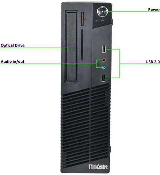 Alt view image 2 of 3 - Lenovo M73-SFF Desktop Compute Intel Core i5 4th Gen 4570 (3.20 GHz) 8 GB DDR3 500 GB HDD Windows 10 Pro 64-Bit A Grade
