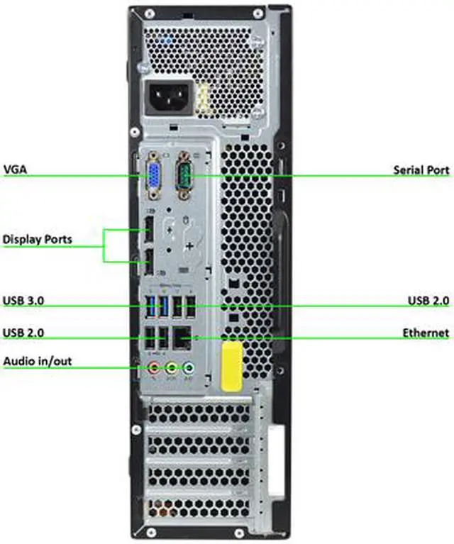 Alt view image 2 of 2 - Lenovo Desktop Computer M83-SFF Intel Core i5-4570 8 GB 2TB HDD Intel HD Graphics 4600 Windows 10 Pro