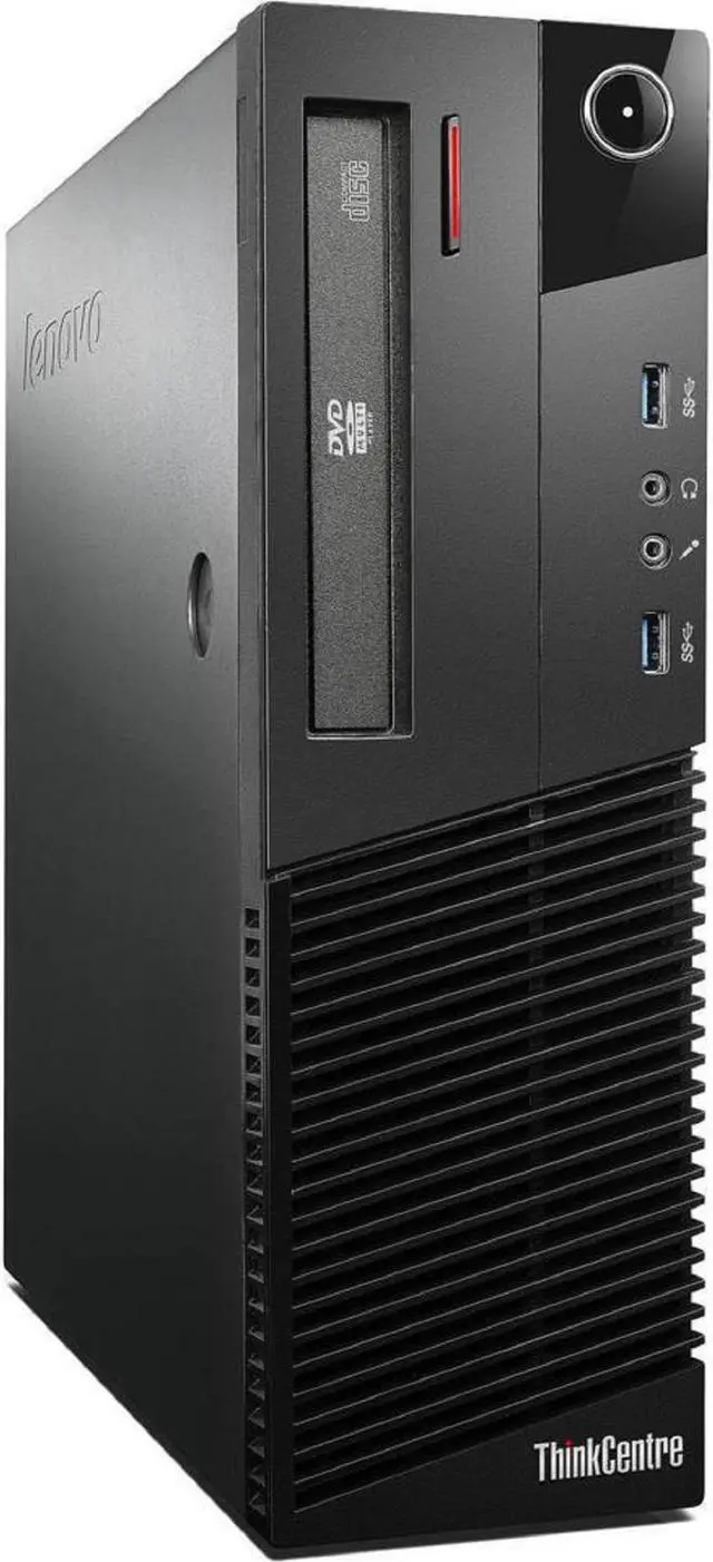 Main image of Lenovo Grade A Desktop Computer ThinkCentre M83 Intel Core i5-4570 8GB DDR3 120GB SSD Intel HD Graphics 4600 Windows 10 Pro 64-Bit