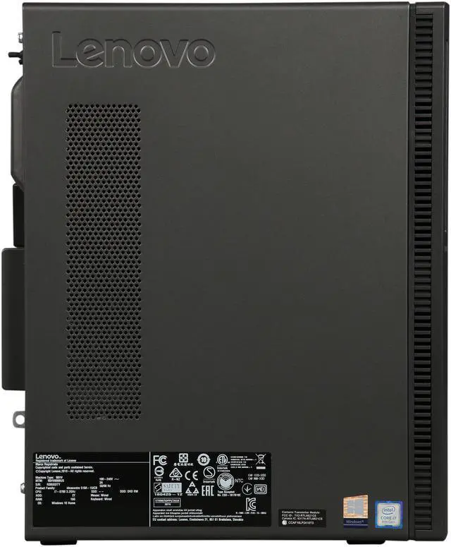 Alt view image 4 of 9 - Lenovo Desktop Computer IdeaCentre 510A-15ICB (90HV0000US) Intel Core i7-8700 16GB DDR4 2TB HDD Intel UHD Graphics 630 Windows 10 Home 64-bit