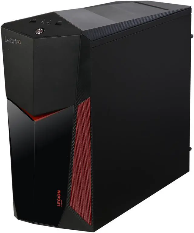 Alt view image 3 of 9 - Lenovo Gaming Desktop Legion Y520T-25ICZ (90JB003GUS) Intel Core i5-8400 8GB DDR4 1TB HDD 128 GB NVMe SSD GeForce GTX 1060 Windows 10 Home 64-Bit
