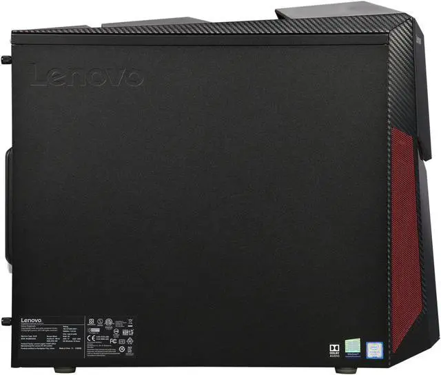 Alt view image 4 of 9 - Lenovo Gaming Desktop Legion Y520T-25ICZ (90JB003GUS) Intel Core i5-8400 8GB DDR4 1TB HDD 128 GB NVMe SSD GeForce GTX 1060 Windows 10 Home 64-Bit