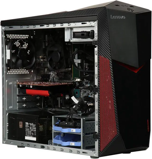 Alt view image 8 of 9 - Lenovo Gaming Desktop Legion Y520T-25ICZ (90JB003HUS) Intel Core i5-8400 8GB DDR4 1TB HDD GeForce GTX 1050 Ti Windows 10 Home 64-Bit