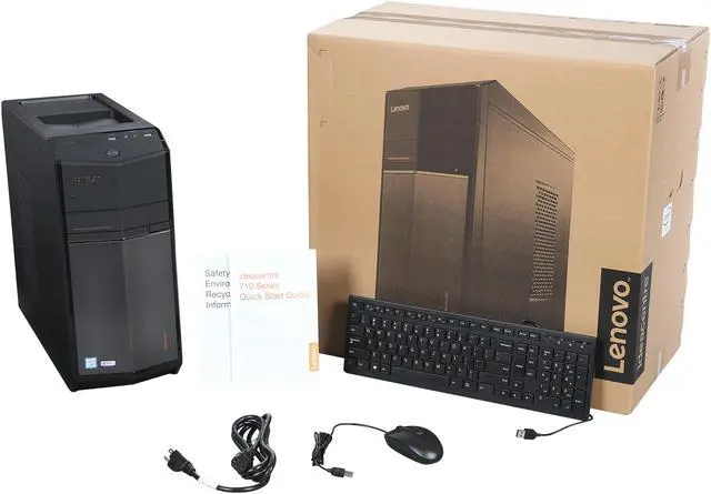 Alt view image 9 of 9 - Lenovo Desktop Computer IdeaCentre 710-25ISH Intel Core i7-6700 8GB DDR4 1TB HDD NVIDIA GeForce GTX 960 Windows 10 Home