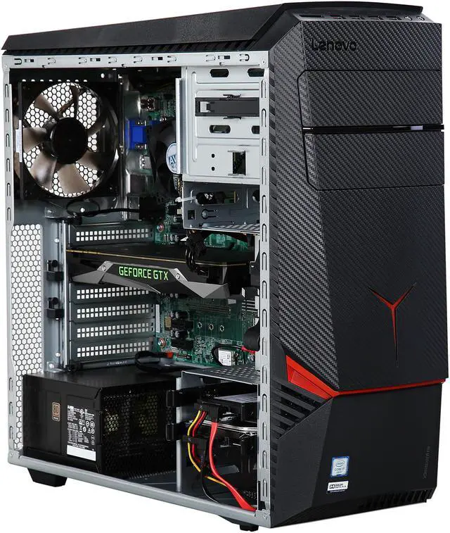 Alt view image 7 of 9 - Lenovo Desktop Computer IdeaCentre Y700-34ISH Intel Core i7-6700 16GB DDR4 1TB HDD GeForce GTX 1070 Windows 10 Home 64-Bit