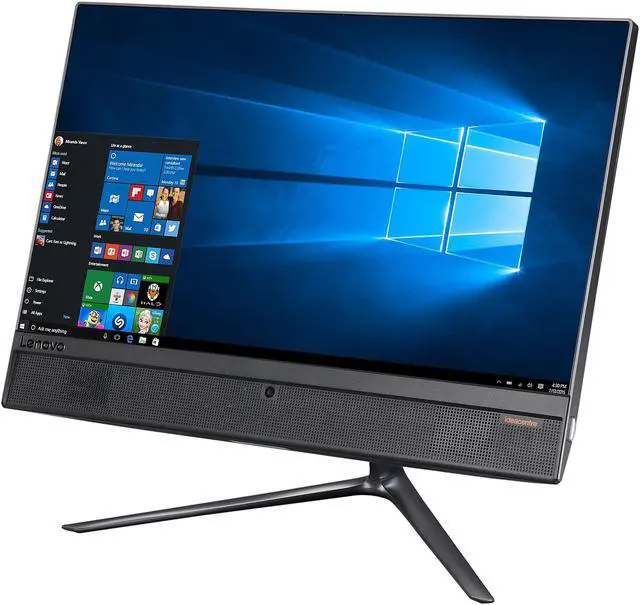 Alt view image 3 of 7 - Lenovo All-in-One Computer IdeaCentre 510-22ISH Intel Pentium G4400T 4GB DDR4 1TB HDD 21.5" Touchscreen Windows 10 Home 64-Bit