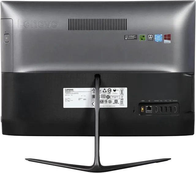 Alt view image 5 of 7 - Lenovo All-in-One Computer IdeaCentre 510-22ISH Intel Pentium G4400T 4GB DDR4 1TB HDD 21.5" Touchscreen Windows 10 Home 64-Bit