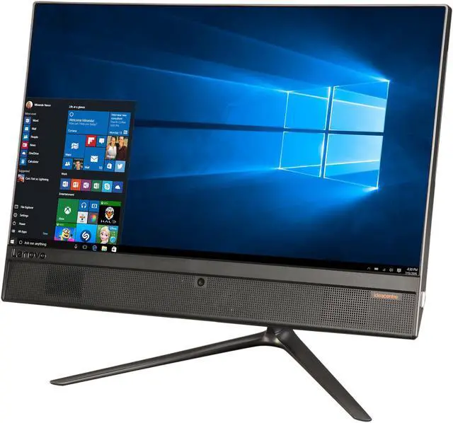 Alt view image 3 of 7 - Lenovo All-in-One Computer IdeaCentre 510-22ASR AMD A6-9210 8GB DDR4 1TB HDD 21.5" Touchscreen Windows 10 Home 64-Bit