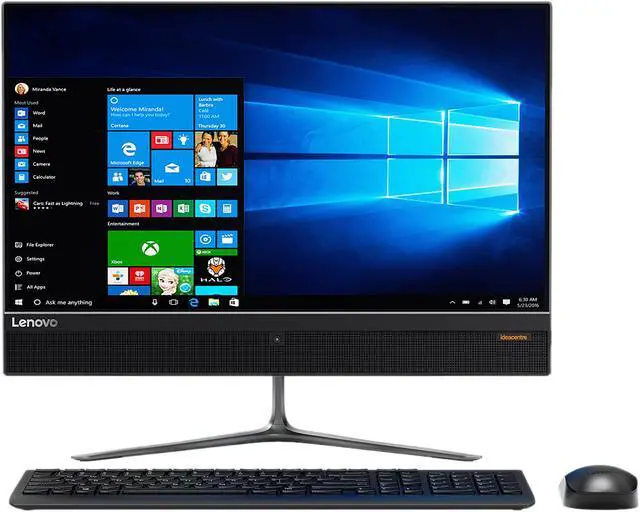 Alt view image 2 of 10 - Lenovo All-in-One Computer IdeaCentre 510-23ISH Intel Core i5-6400T 8GB DDR4 1TB HDD 23" Touchscreen Windows 10 Home 64-Bit