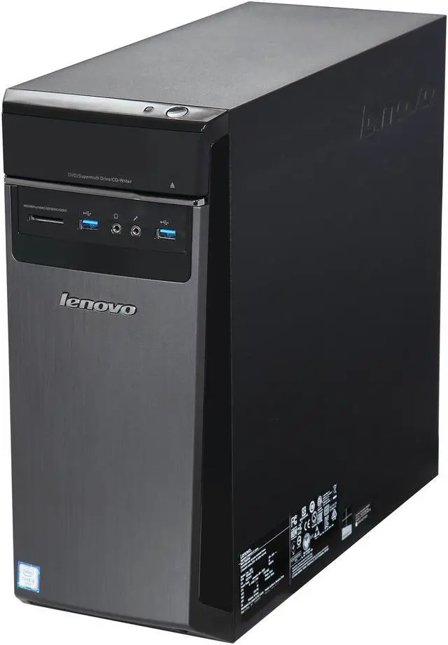 Alt view image 4 of 9 - Lenovo Desktop Computer IdeaCentre 300-20ish Intel Core i5-6400 8GB DDR4 256GB SSD Intel HD Graphics 530 Windows 10 Home