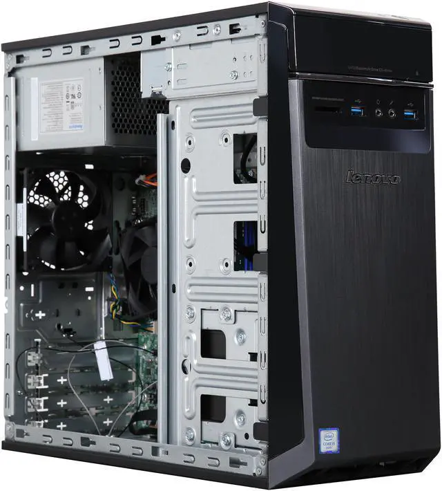 Alt view image 8 of 9 - Lenovo Desktop Computer IdeaCentre 300-20ish Intel Core i5-6400 8GB DDR4 256GB SSD Intel HD Graphics 530 Windows 10 Home