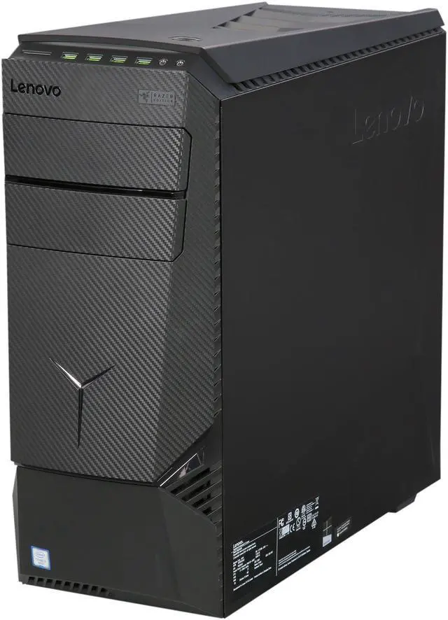 Alt view image 3 of 9 - Lenovo Desktop PC IdeaCentre Y900 Razer Edition Intel Core i7-6700K 16GB DDR4 2TB HDD 256GB SSD GeForce GTX 1080 Windows 10 Home