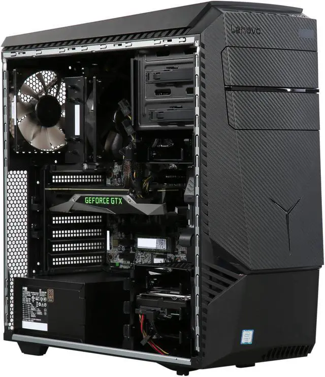 Alt view image 8 of 9 - Lenovo Desktop PC IdeaCentre Y900 Razer Edition Intel Core i7-6700K 16GB DDR4 2TB HDD 256GB SSD GeForce GTX 1080 Windows 10 Home