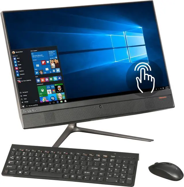 Lenovo All-in-One PC F0CE000AUS AMD A6-9210 4GB DDR4 1TB HDD 23