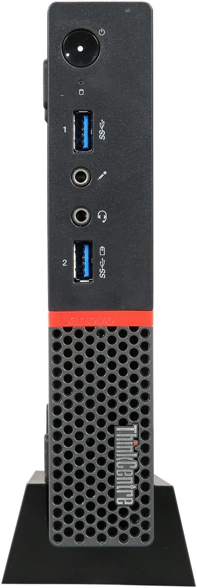 Alt view image 2 of 7 - Lenovo Desktop Computer ThinkCentre M700 (10HYS0NF00) Intel Core i3-6100T 4GB DDR4 500GB HDD Intel HD Graphics 530 Windows 10 Home 64-Bit