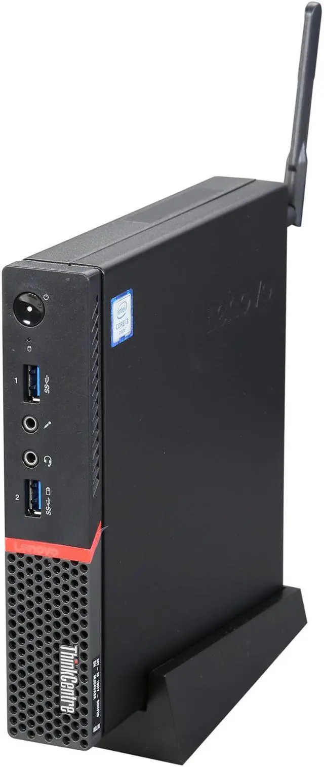 Alt view image 3 of 7 - Lenovo Desktop Computer ThinkCentre M700 (10HYS0NF00) Intel Core i3-6100T 4GB DDR4 500GB HDD Intel HD Graphics 530 Windows 10 Home 64-Bit