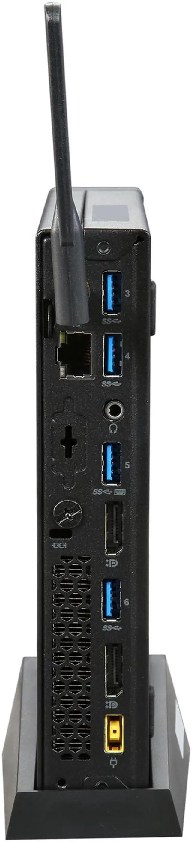 Alt view image 5 of 7 - Lenovo Desktop Computer ThinkCentre M700 (10HYS0NF00) Intel Core i3-6100T 4GB DDR4 500GB HDD Intel HD Graphics 530 Windows 10 Home 64-Bit