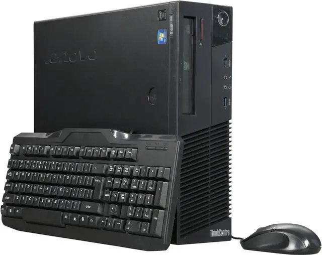 Main image of Lenovo Grade A Desktop Computer M83 Intel Core i5-4570 8GB DDR3 500GB HDD Windows 10 Pro