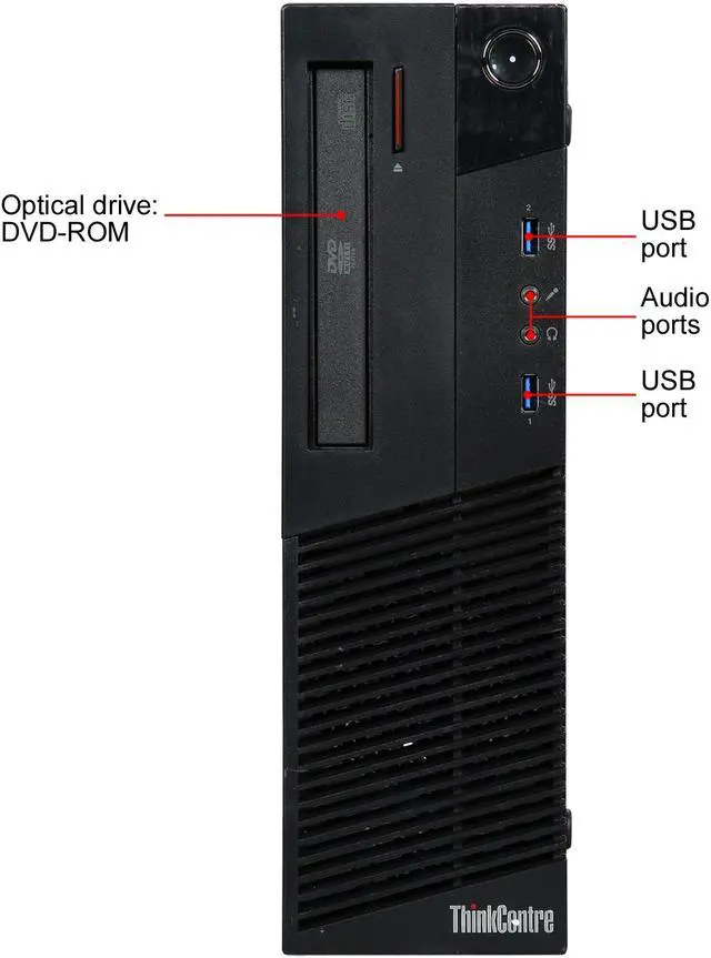 Alt view image 2 of 9 - Lenovo Grade A Desktop Computer M83 Intel Core i5-4570 8GB DDR3 500GB HDD Windows 10 Pro