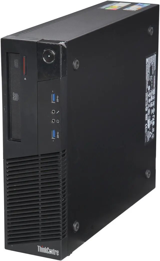 Alt view image 3 of 9 - Lenovo Grade A Desktop Computer M83 Intel Core i5-4570 8GB DDR3 500GB HDD Windows 10 Pro