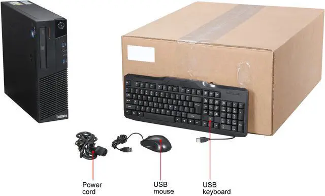 Alt view image 9 of 9 - Lenovo Grade A Desktop Computer M83 Intel Core i5-4570 8GB DDR3 500GB HDD Windows 10 Pro