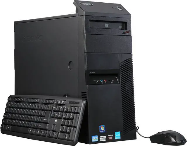 Main image of Lenovo Desktop Computer M92P Intel Core i5-3470 16 GB 2TB HDD Windows 10 Pro