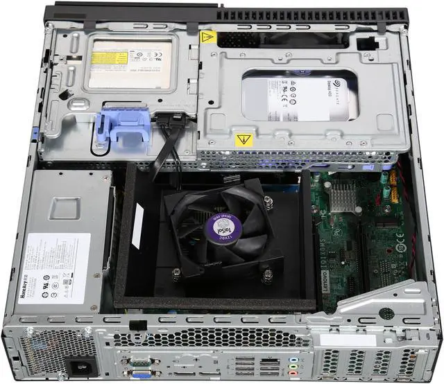 Alt view image 6 of 9 - Lenovo Desktop Computer ThinkCentre M800 (10FY0017US) Intel Core i7-6700 8GB DDR4 1TB HDD Intel HD Graphics 530 Windows 7 Professional 64-Bit (Windows 10 Pro Downgrade)