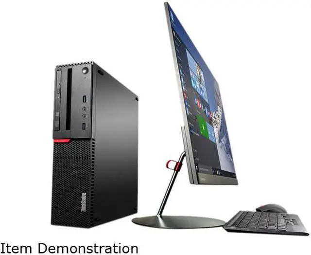 Alt view image 4 of 4 - Lenovo ThinkCentre M700 (10GT002DUS) Desktop Computer Intel Core i3 6th Gen 6100 (3.70 GHz) 4 GB DDR4 500 GB HDD Intel HD Graphics 530 Windows 7 Professional 64-Bit / Windows 10 Pro Downgrade