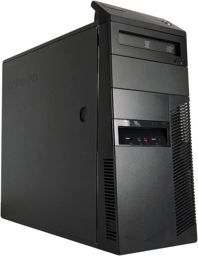 Alt view image 2 of 4 - Lenovo Desktop Computer ThinkCentre M81-Tower Intel Core i5-2400 4GB DDR3 250GB HDD Intel HD Graphics 2000 Windows 10 Pro Multi-Language, English / Spanish
