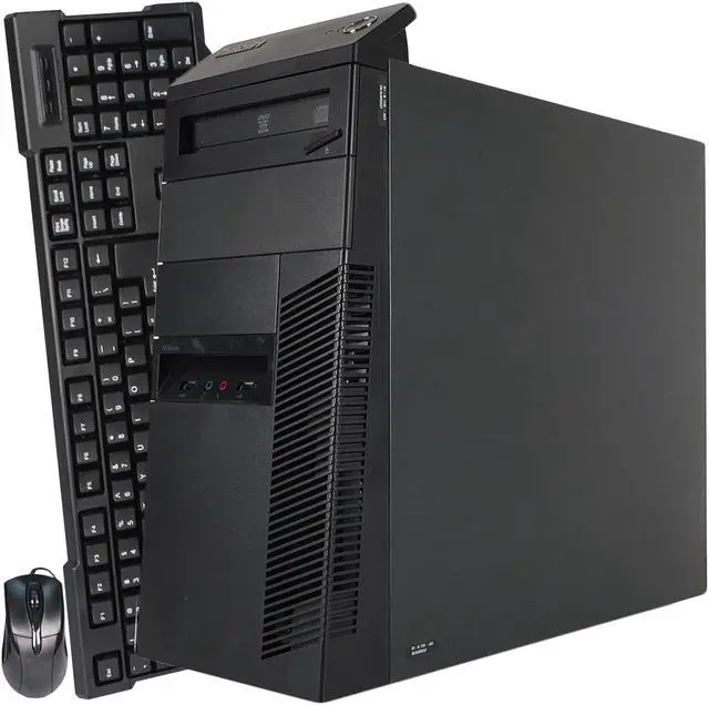 Alt view image 3 of 4 - Lenovo Desktop Computer ThinkCentre M81-Tower Intel Core i5-2400 4GB DDR3 250GB HDD Intel HD Graphics 2000 Windows 10 Pro Multi-Language, English / Spanish