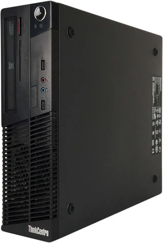 Refurbished: Lenovo Desktop Computer ThinkCentre M70E-SFF Intel Core 2 ...