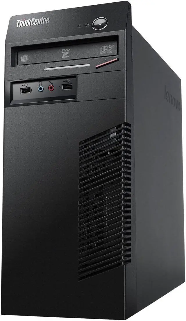 Alt view image 2 of 4 - Lenovo Desktop PC ThinkCentre M79 AMD A4-6300B 4GB DDR3 250GB HDD AMD Radeon HD 8470D Windows 10 Pro Multi-Language, English / Spanish