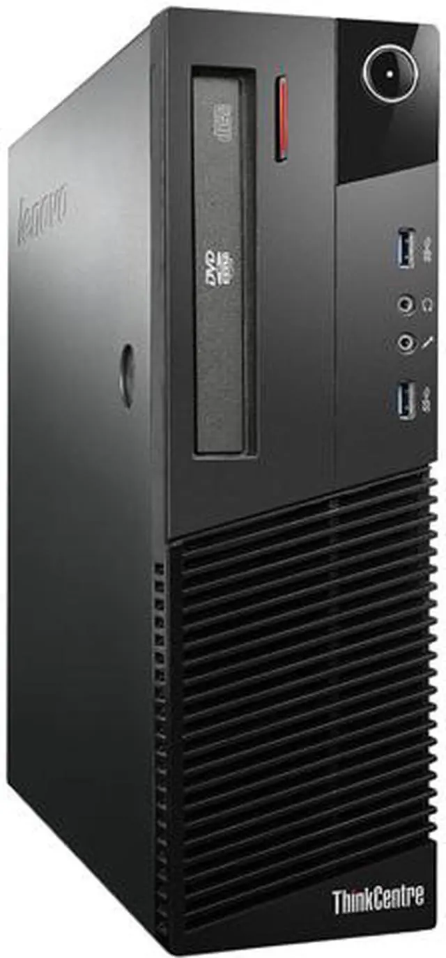 Main image of Lenovo Desktop Computer ThinkCentre M83 Intel Core i5-4570 16GB DDR3 1TB HDD Intel HD Graphics 4600 Windows 10 Pro Multi-language, English / French