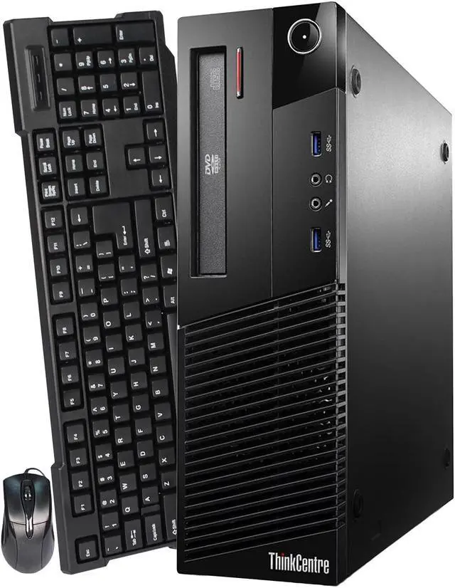 Alt view image 3 of 4 - Lenovo Desktop Computer ThinkCentre M83 Intel Core i5-4570 16GB DDR3 2TB HDD Intel HD Graphics 4600 Windows 10 Pro