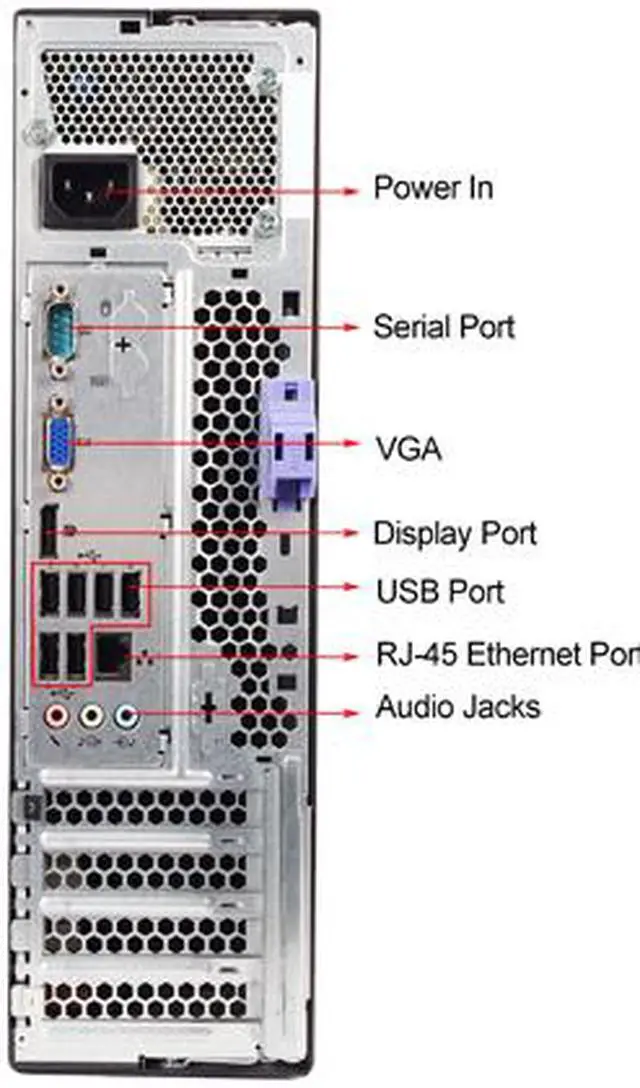 Alt view image 4 of 4 - Lenovo Desktop Computer ThinkCentre M91P-SFF Intel Core i5-2400 8GB DDR3 320GB HDD Intel HD Graphics 2000 Windows 10 Pro