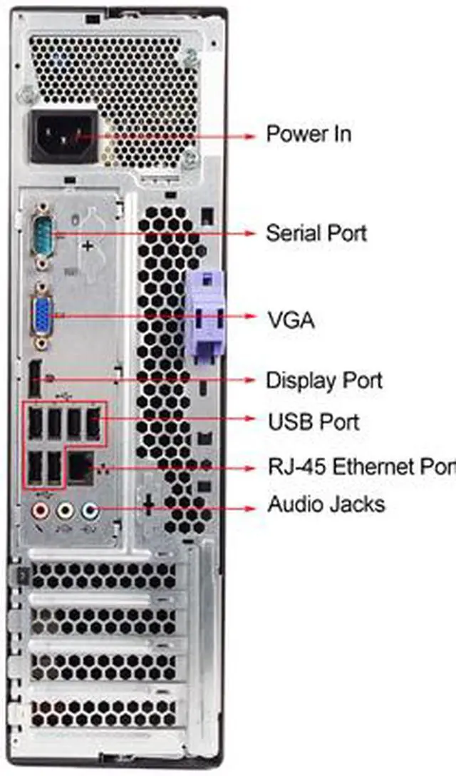 Alt view image 4 of 4 - Lenovo Desktop Computer M91P-SFF Intel Core i5-2400 8GB DDR3 2TB HDD Intel HD Graphics 2000 Windows 10 Pro