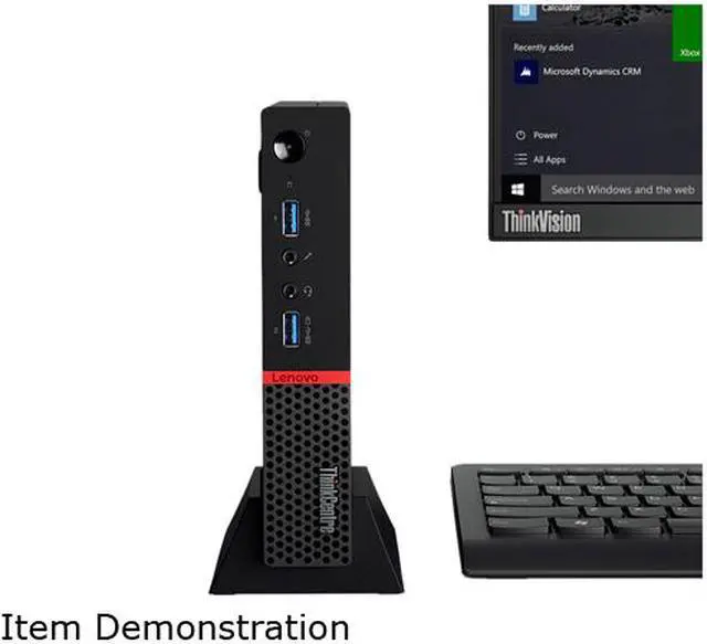 Alt view image 5 of 6 - Lenovo ThinkCentre M700 10HY001QUS Desktop Computer - Intel Core i5 (6th Gen) i5-6400T 2.20 GHz
