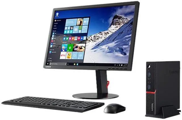 Alt view image 6 of 6 - Lenovo ThinkCentre M700 10HY001QUS Desktop Computer - Intel Core i5 (6th Gen) i5-6400T 2.20 GHz